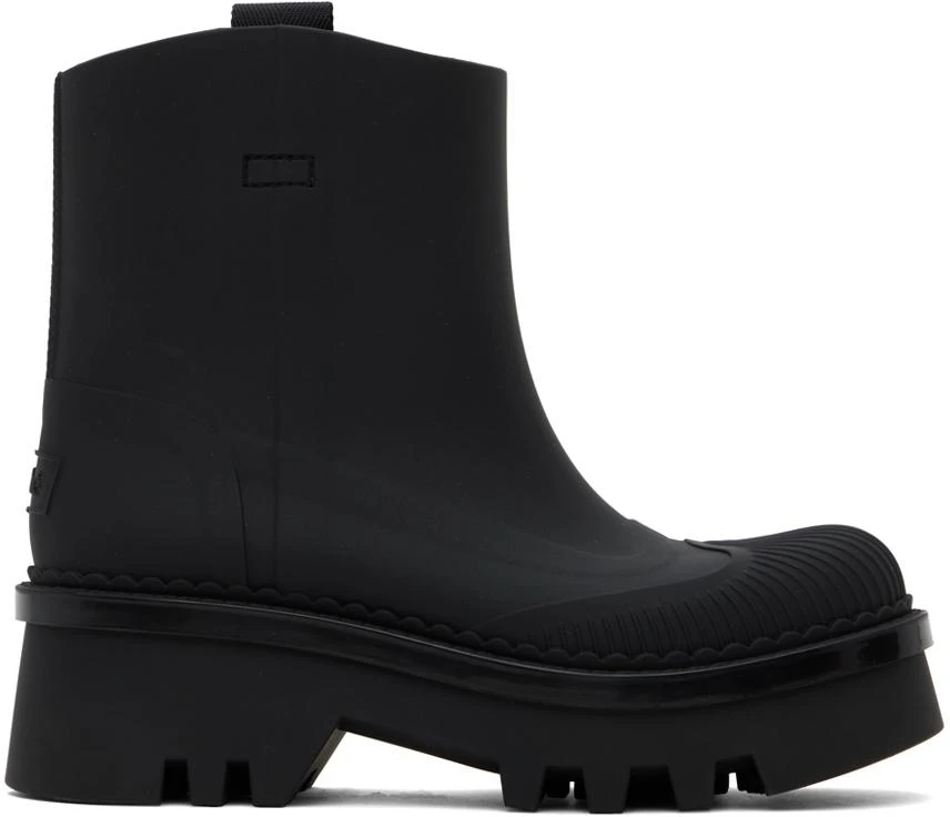 Chloé Black Raina Rain Boots 1