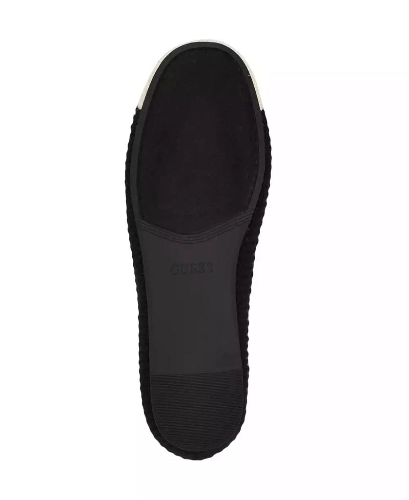 GUESS Women's Maysa Crochet Knit Mary Jane Flats 5