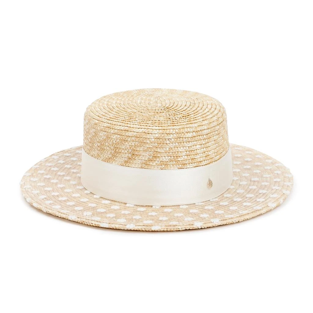 MAISON MICHEL Maison Michel Kiki Canotier Hat 1