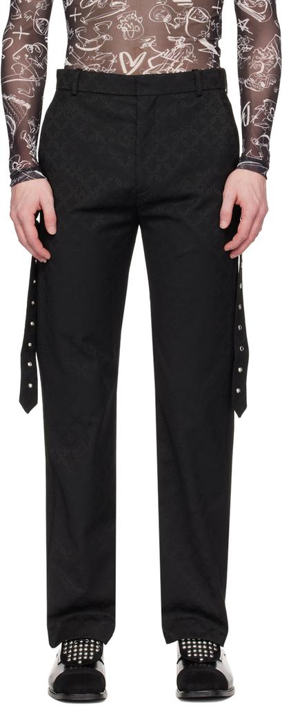 Charles Jeffrey Loverboy Black Glasgow Trousers