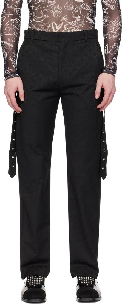 Charles Jeffrey Loverboy Black Glasgow Trousers 1