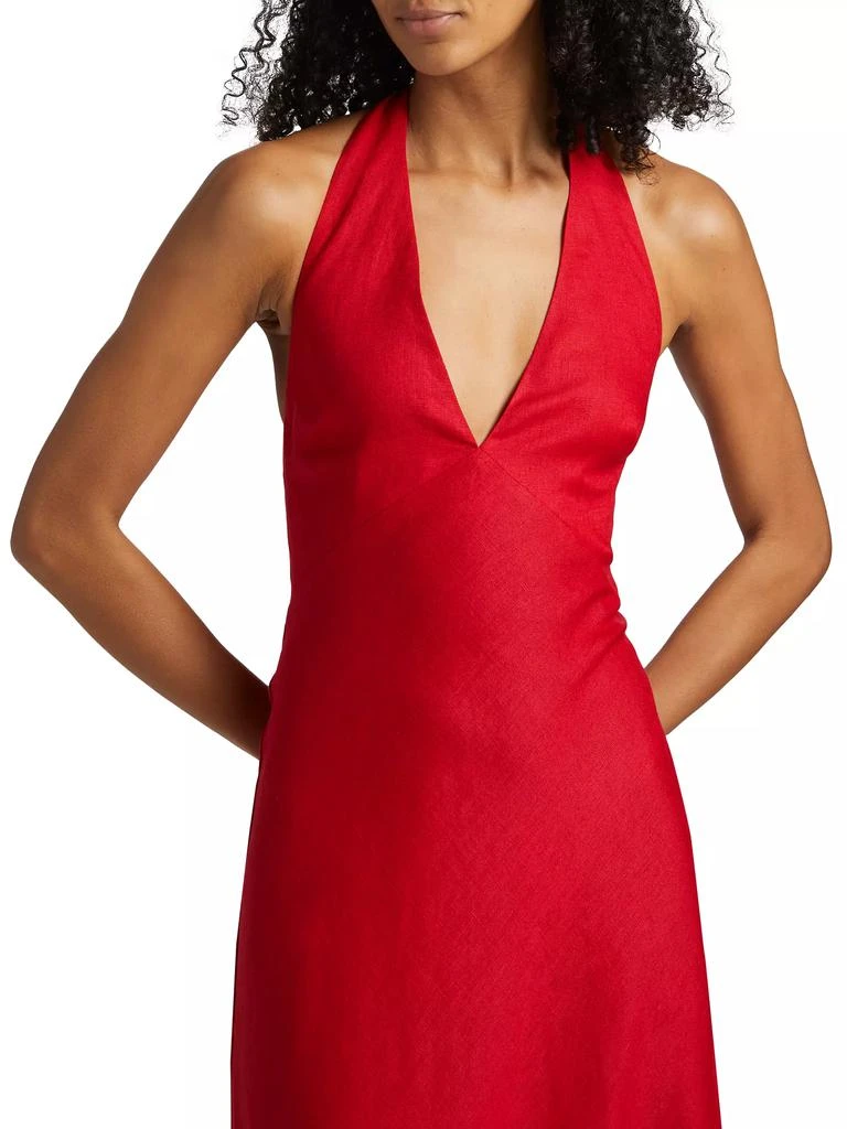 Reformation Delilah Linen Maxi Dress 6