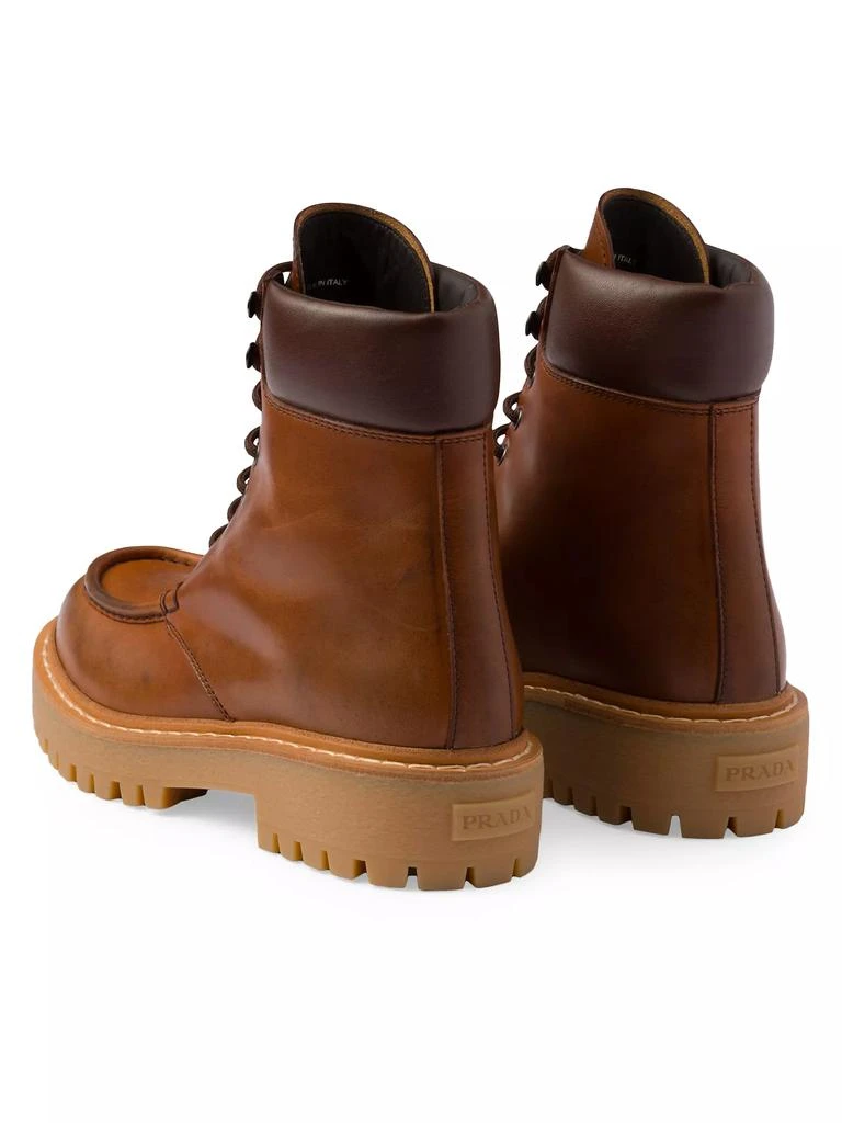 Prada Leather Lace-Up Boots 3