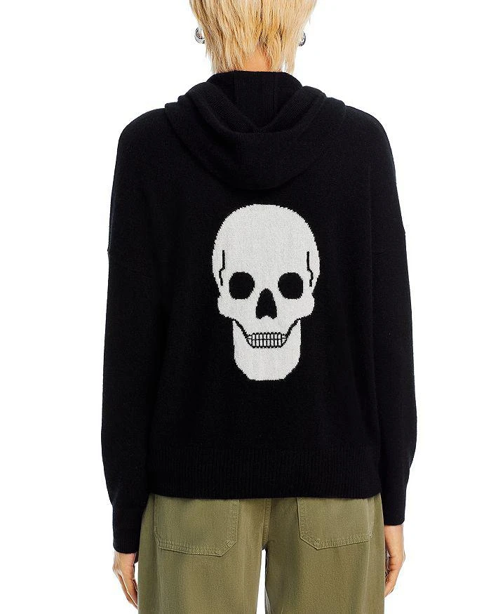 AQUA AQUA Skull Back Cashmere Hoodie - Exclusive 1