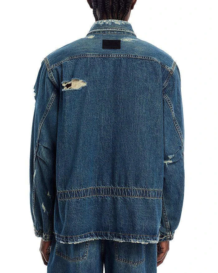 Helmut Lang Distressed Denim Uniform Shirt 4