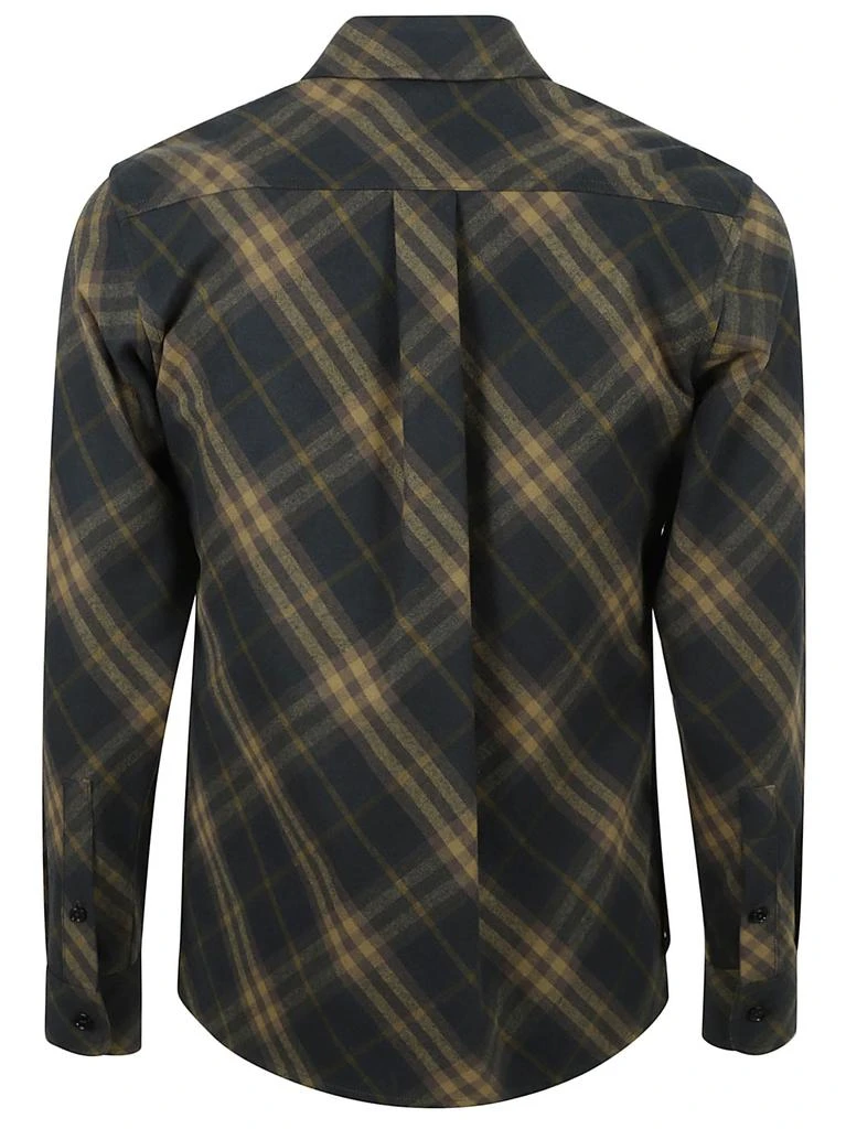 Burberry Check Patterned Zip Shirt 2