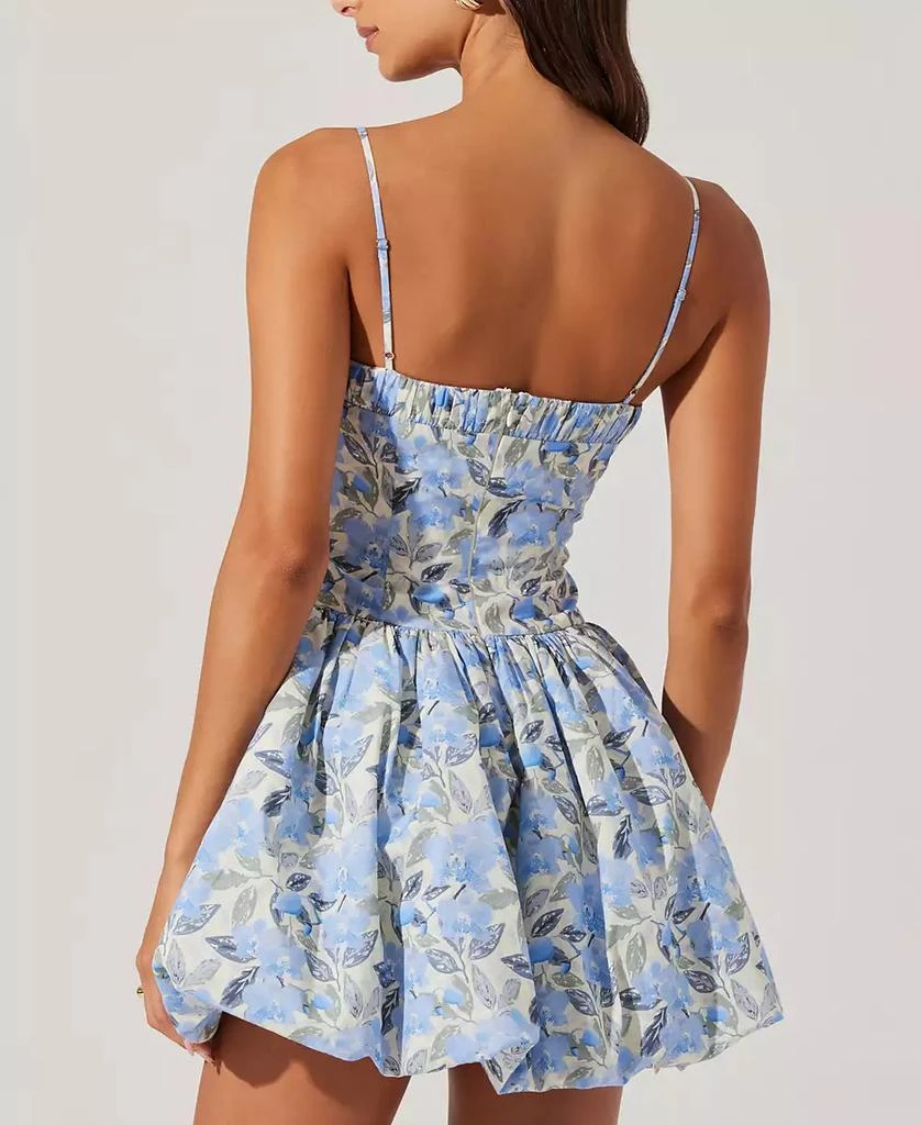 ASTR Women's Larissa Bubble-Hem Mini Dress 5