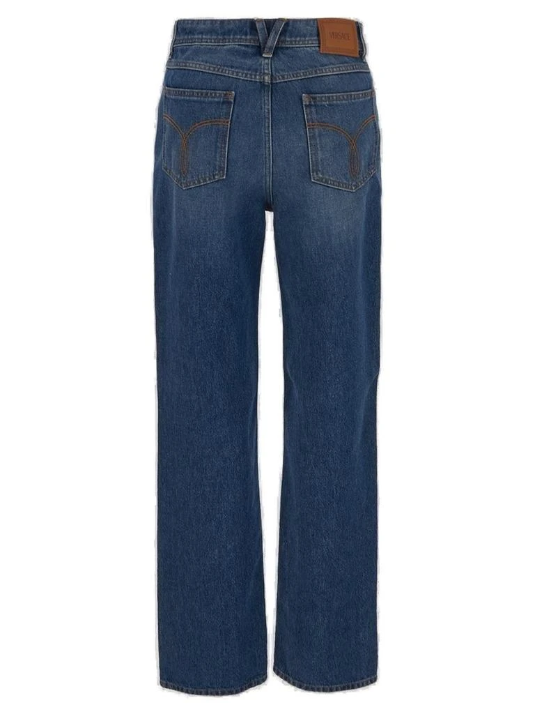 Versace Versace High-Waist Straight-Leg Jeans 2