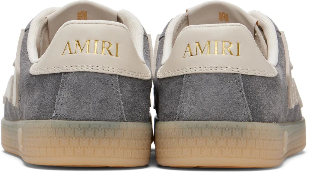 AMIRI Gray Pacific Bones Sneakers 2