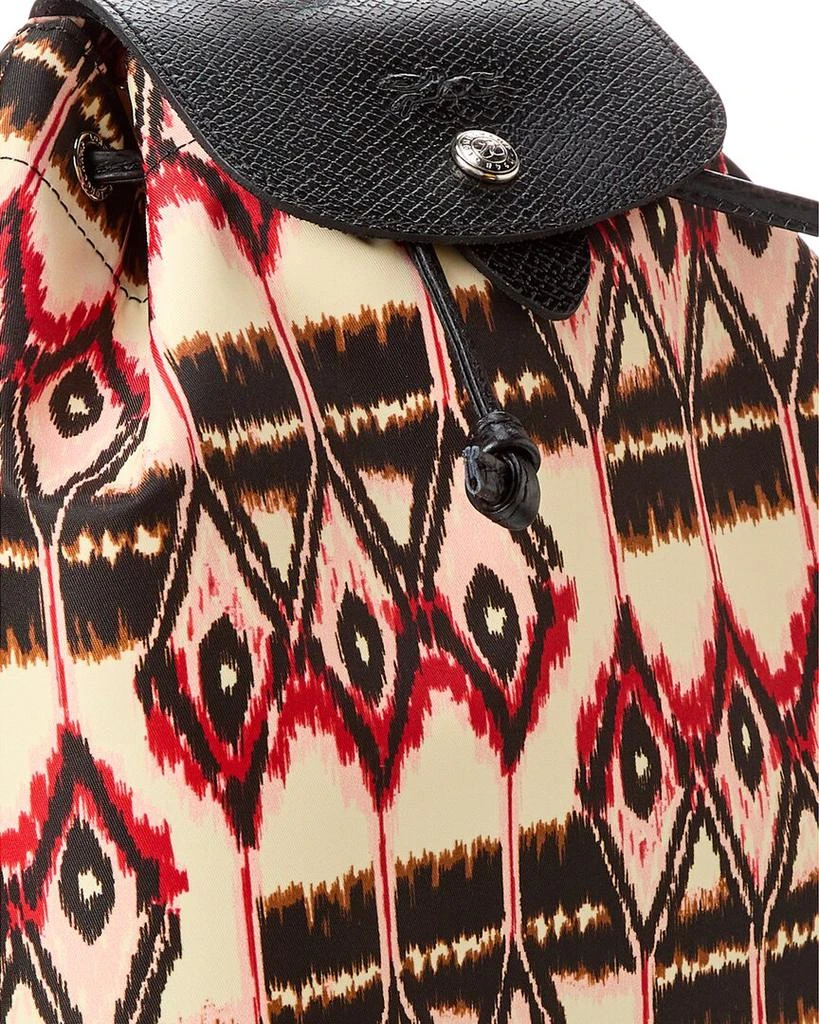 Longchamp Le Pliage Ikat Nylon & Leather Backpack 3