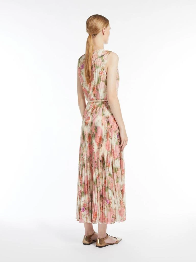 Max Mara Flared printed georgette dress 3