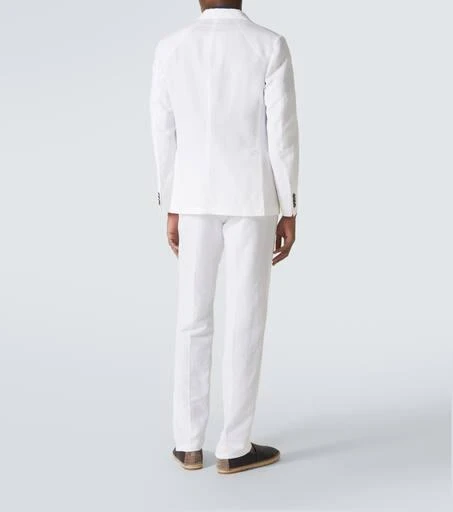 Incotex Ivory Linen and cotton suit 3
