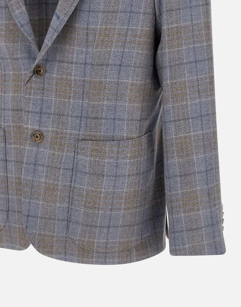 BARBA "Jimmy" wool and silk blazer 5