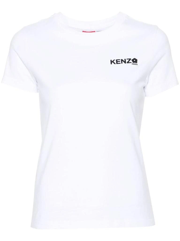 Kenzo Kenzo Cotton T-Shirt With Logo Print 1