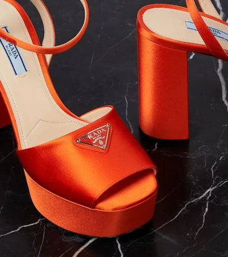 Prada Satin platform sandals 6