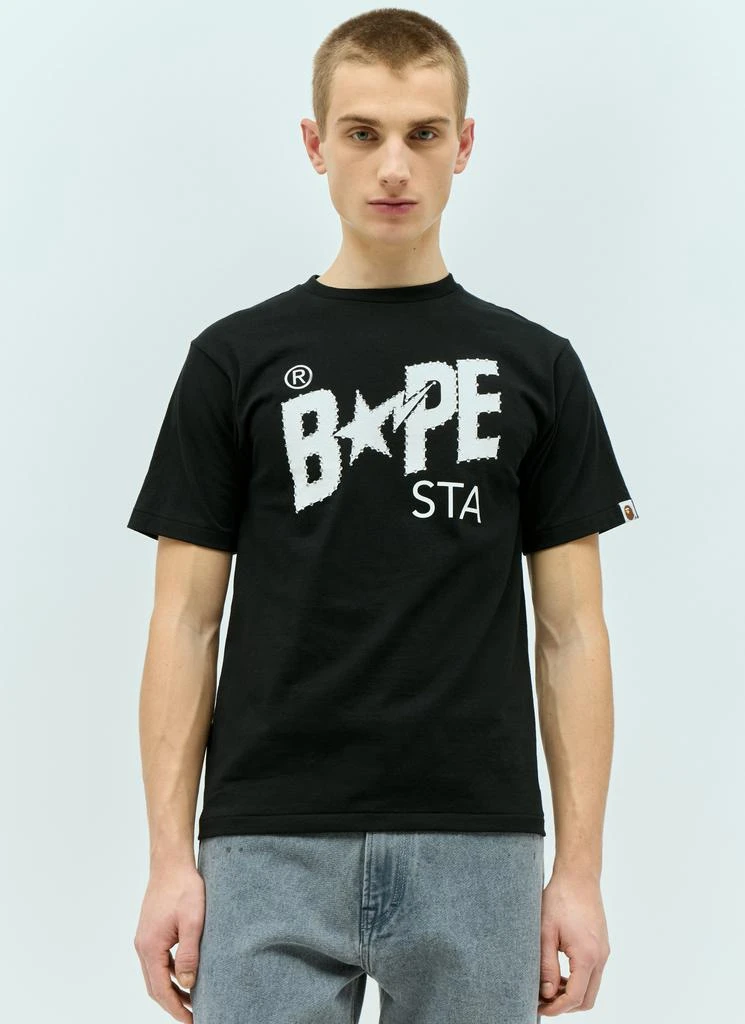 A Bathing Ape Crystal Stone BAPE Logo T-Shirt 1
