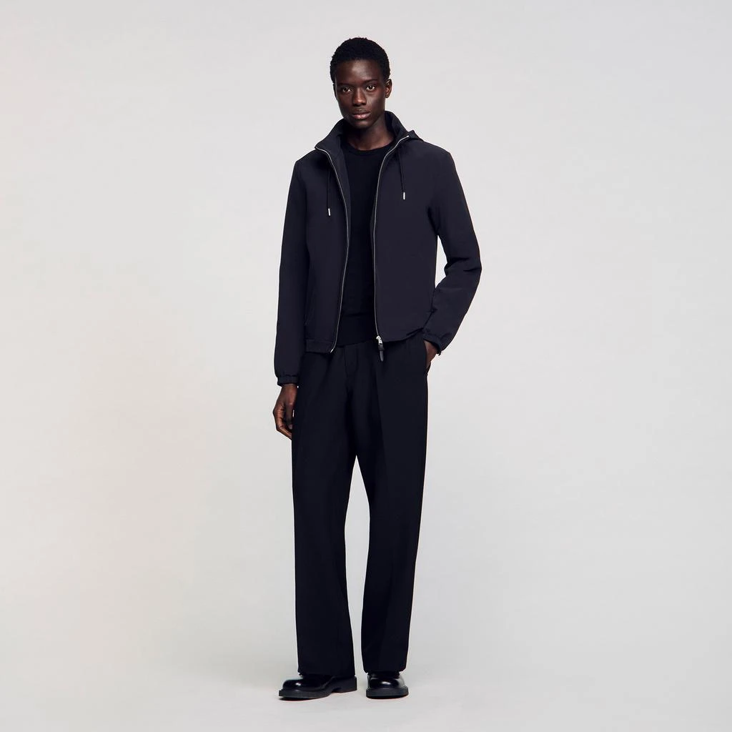 Sandro Zip-up hooded jacket 1