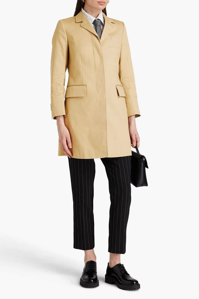 THOM BROWNE Chesterfield cotton-twill coat 2