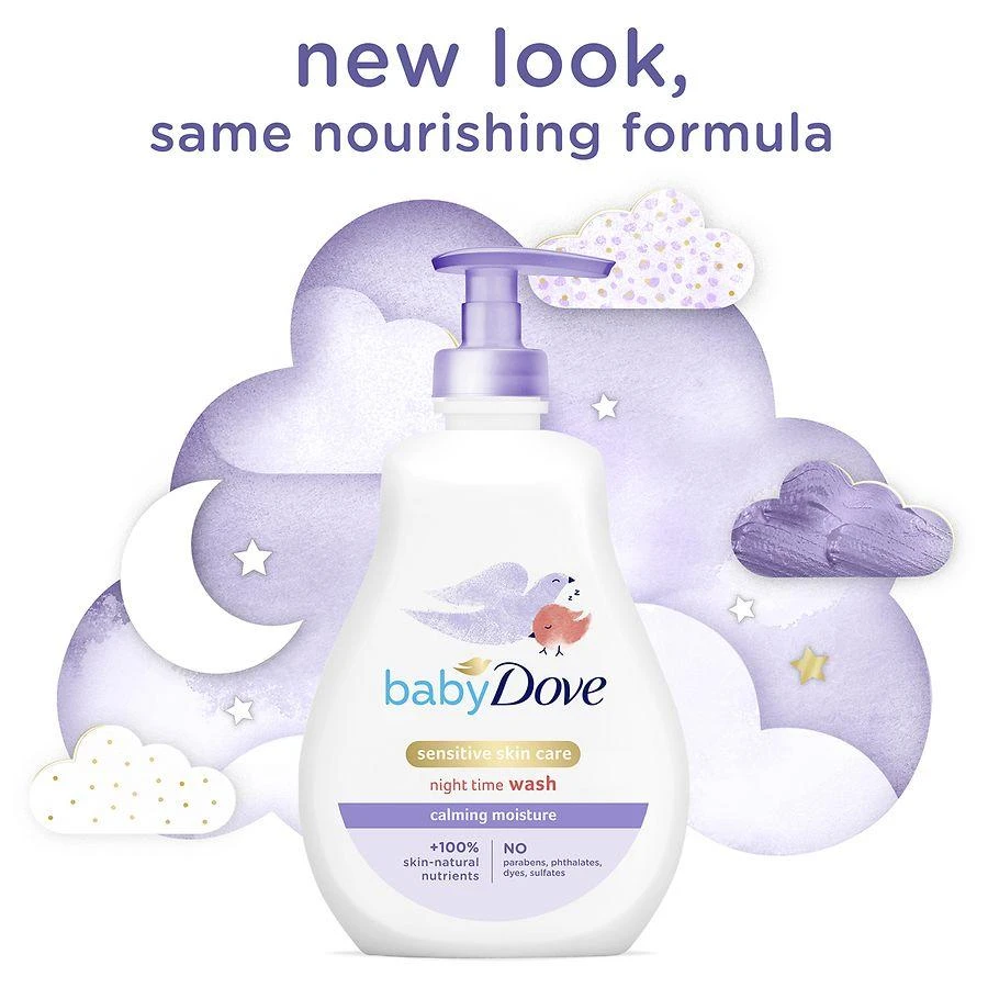 Baby Dove Sensitive Skin Care Wash Calming Moisture 6