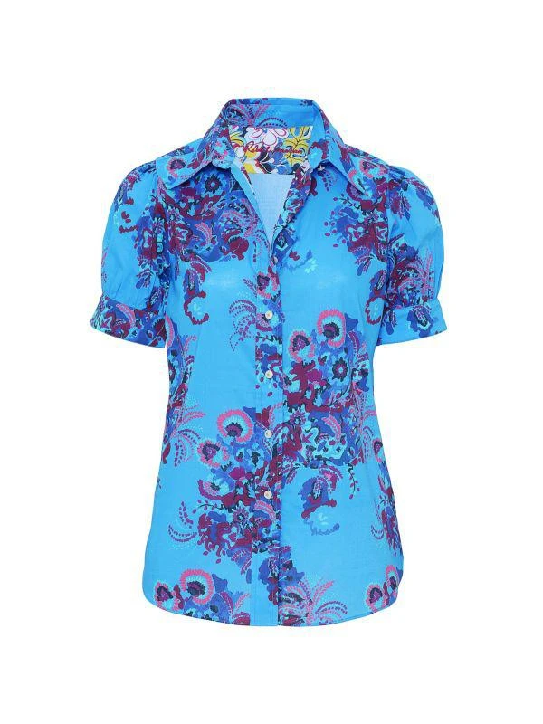 Robert Graham Angie Floral Cotton Shirt 5