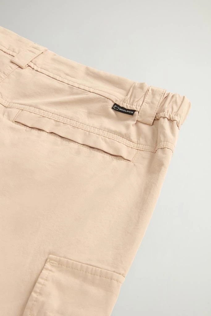 Woolrich Garment-Dyed Cargo Short in Pure Cotton - Men - Blue 7