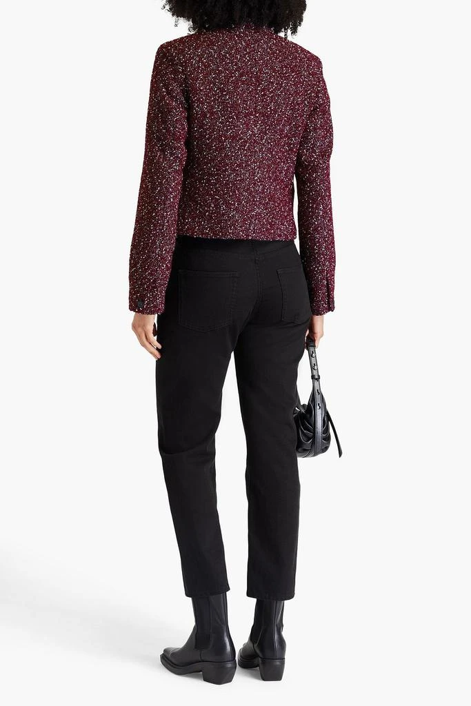 Rag & Bone Valerie cropped wool-blend bouclé-tweed blazer 3