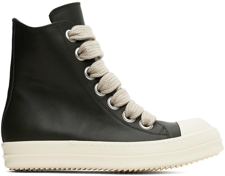 Rick Owens Green Lido Jumbo Laced Sneakers - Casual Shoes