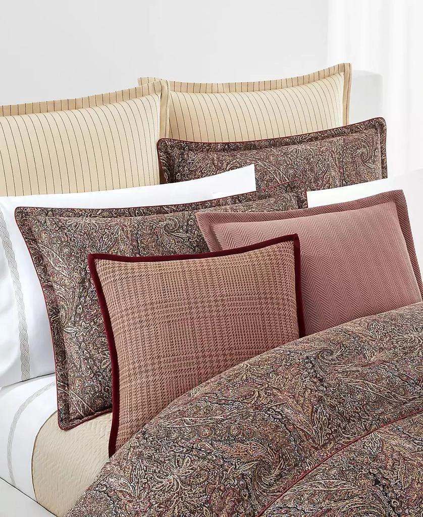 Ralph Lauren Hallie Herringbone Decorative Pillow, 20" x 20" 4