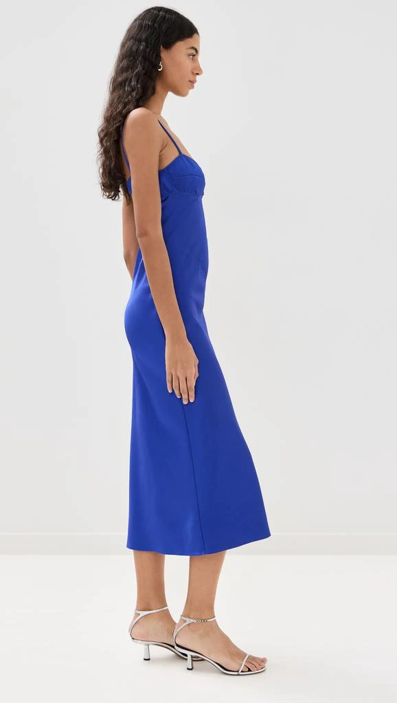 Anna October Electric Blue Waterlily Midi Dress 3