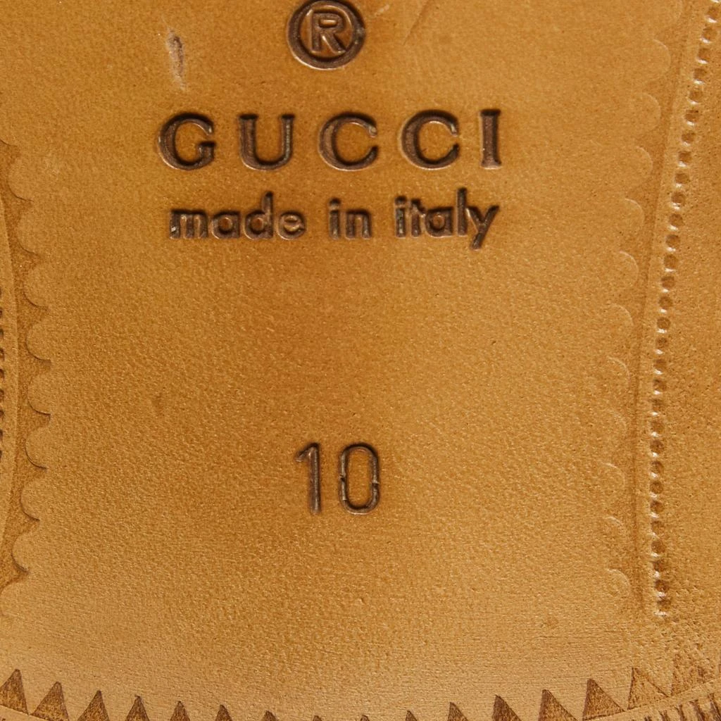 Gucci Gucci Black Leather Brogue Lace Up Oxfords Size 44 8