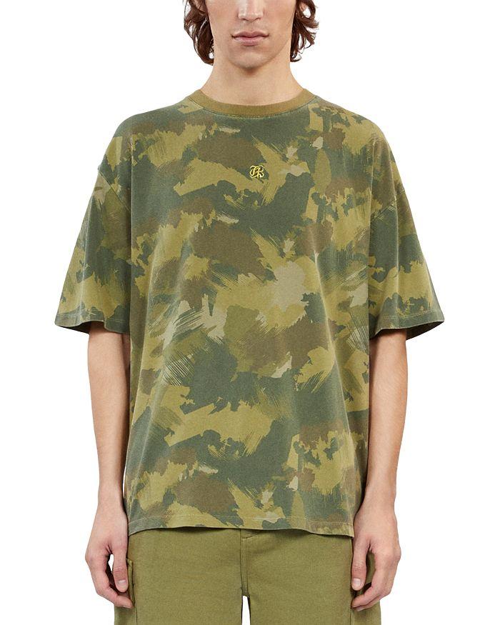 The Kooples Camo Dropped Shoulder Tee