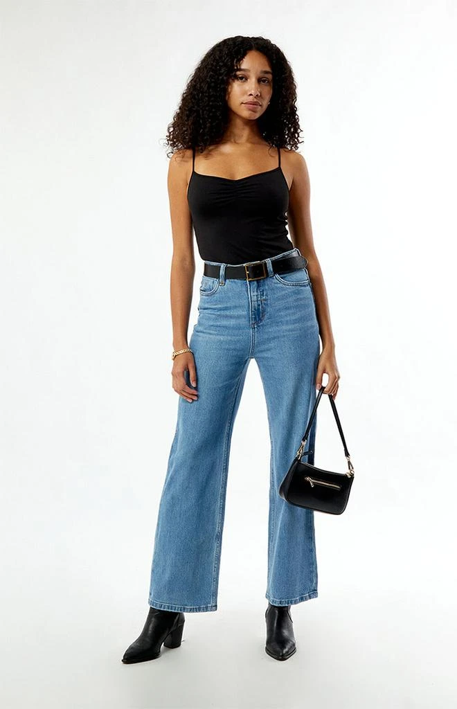 Thrills Cherry Stretch High Waisted Straight Leg Jeans 2
