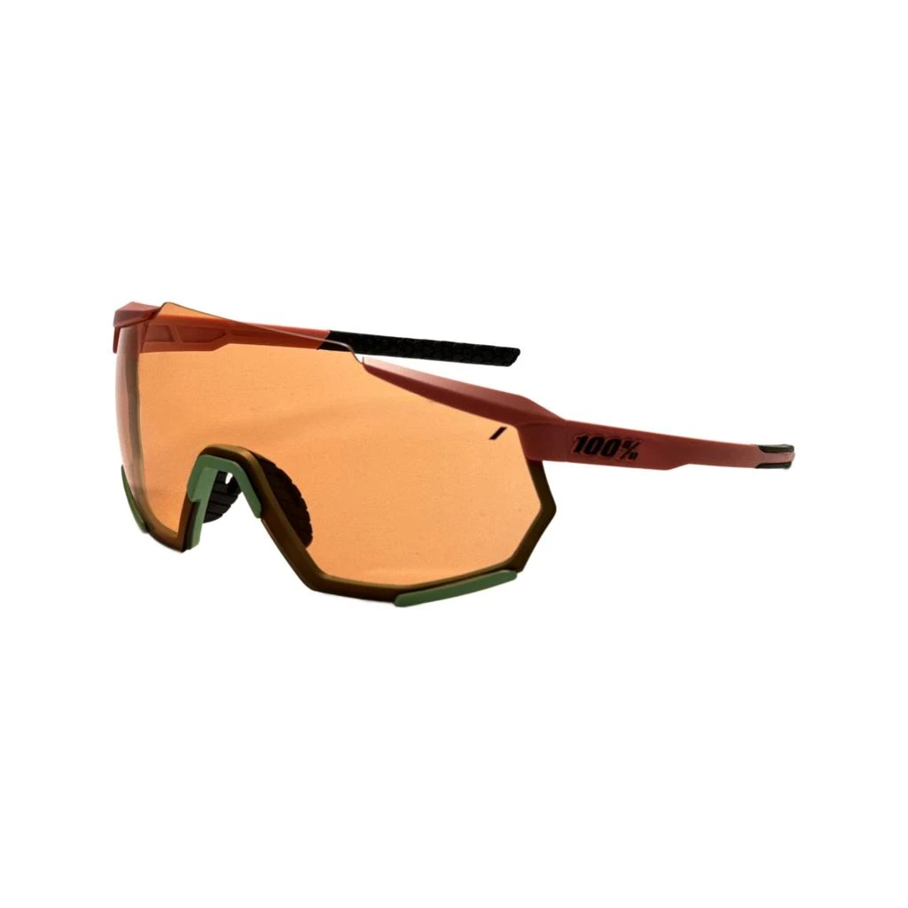 100 Percent Men's Racetrap 57mm Matte Washed Out Neon Pink Sunglasses 61037-105-01 1