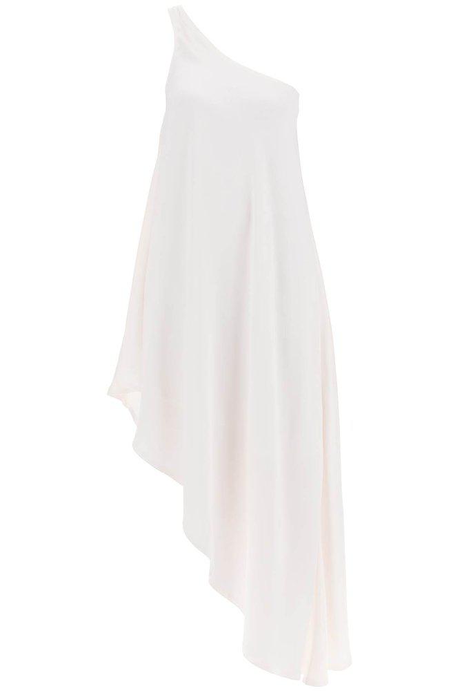 Norma Kamali Norma Kamali One-Shoulder Draped Dress