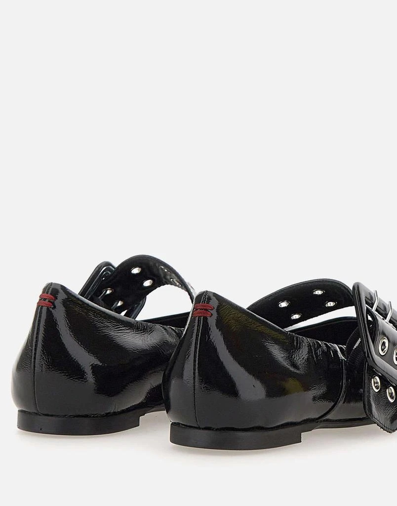 HALMANERA "Peg14 Glaze" leather  ballet flats 7