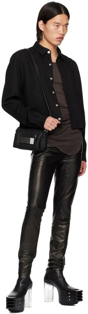 Rick Owens Black Porterville Alice Strobe Jacket 4