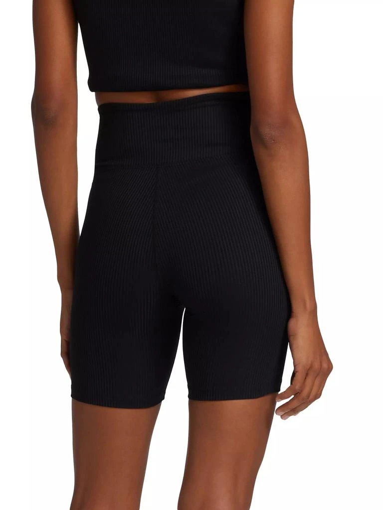 Year of Ours V-Waist Rib-Knit Biker Shorts 5