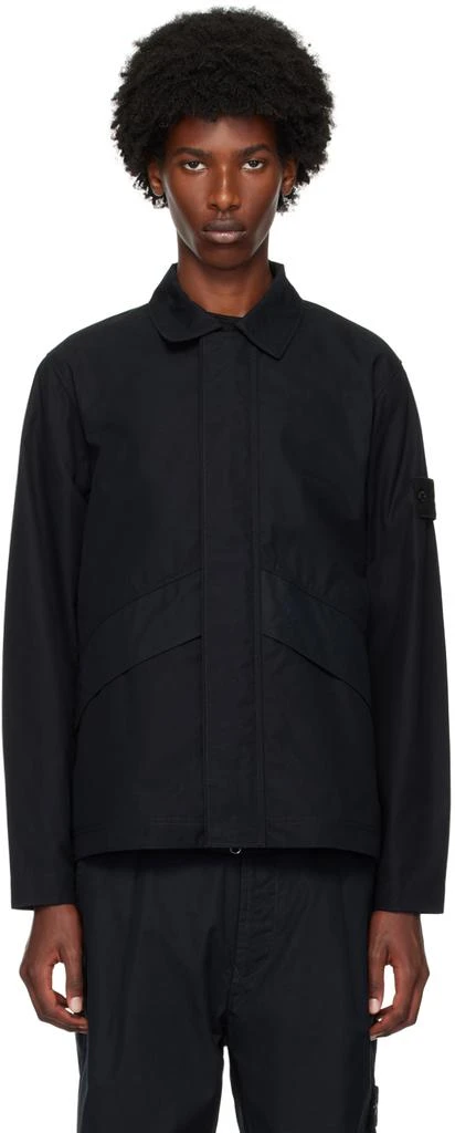 Stone Island Black Cotton Jacket 1