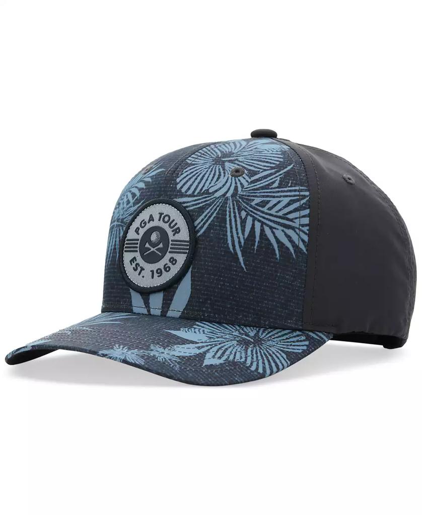 PGA TOUR Men's Leaf-Print Logo Hat