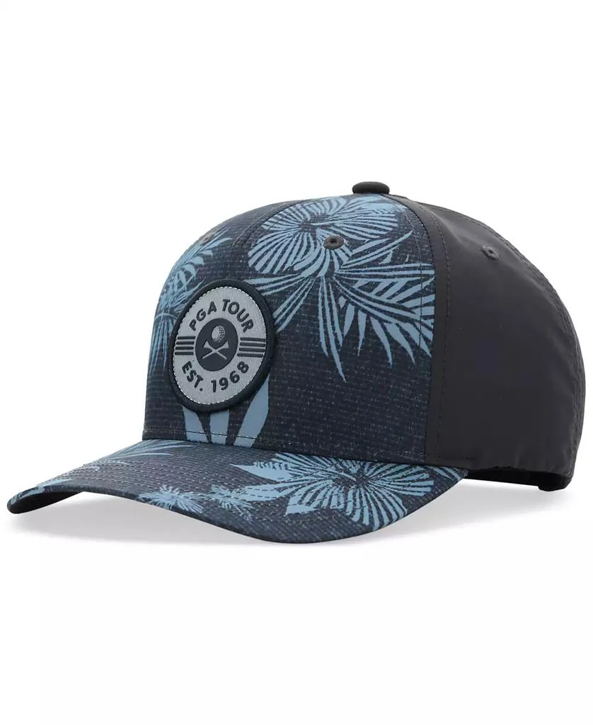 PGA TOUR Men's Leaf-Print Logo Hat 1