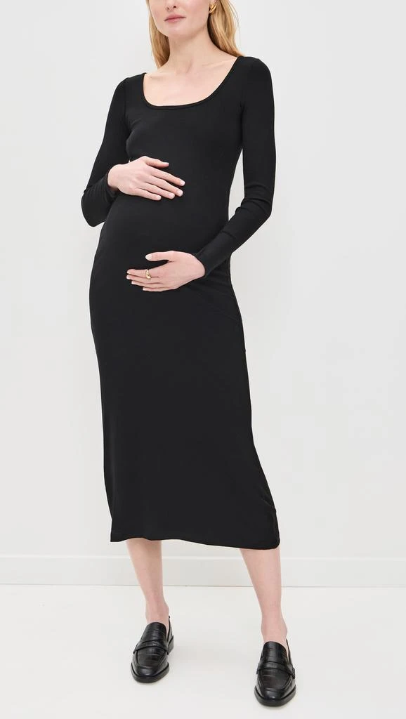 HATCH The Long Sleeve Rib Dress 4
