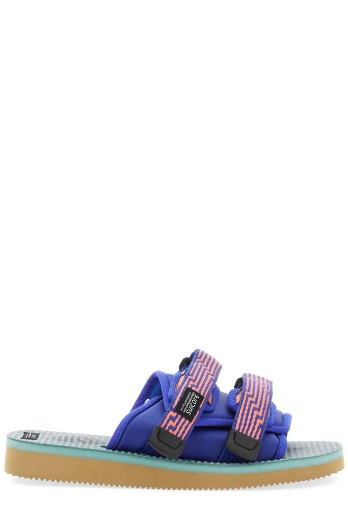Shop Purple & Green MOTO-Cab Sandals on Sale at BeyondStyle  display picture 2