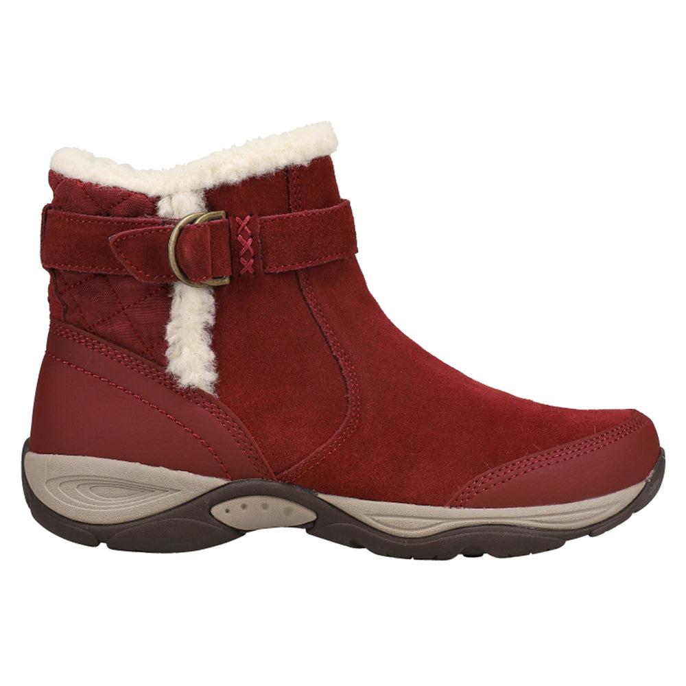 Easy Spirit Elk Round Toe Zippered Pull On Booties