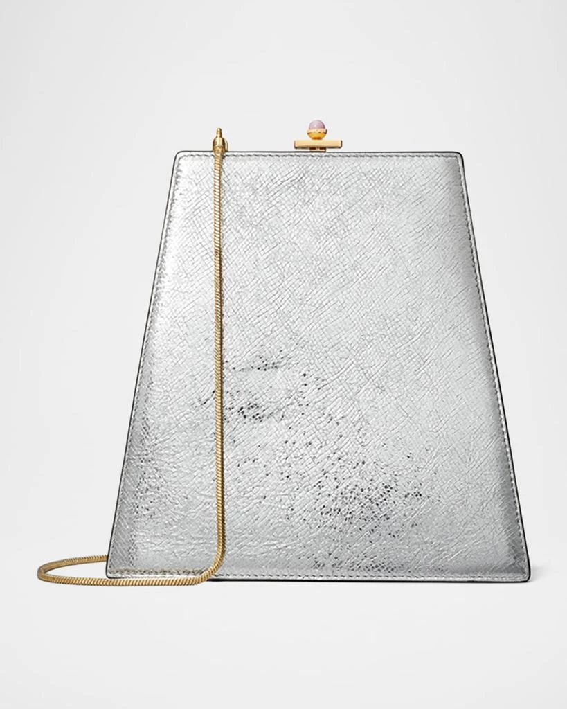 Tory Burch Mini Crushed Metallic Shoulder Bag 1