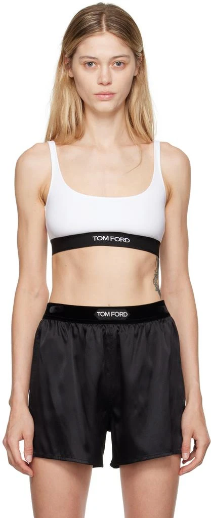 Tom Ford White Signature Bra 1