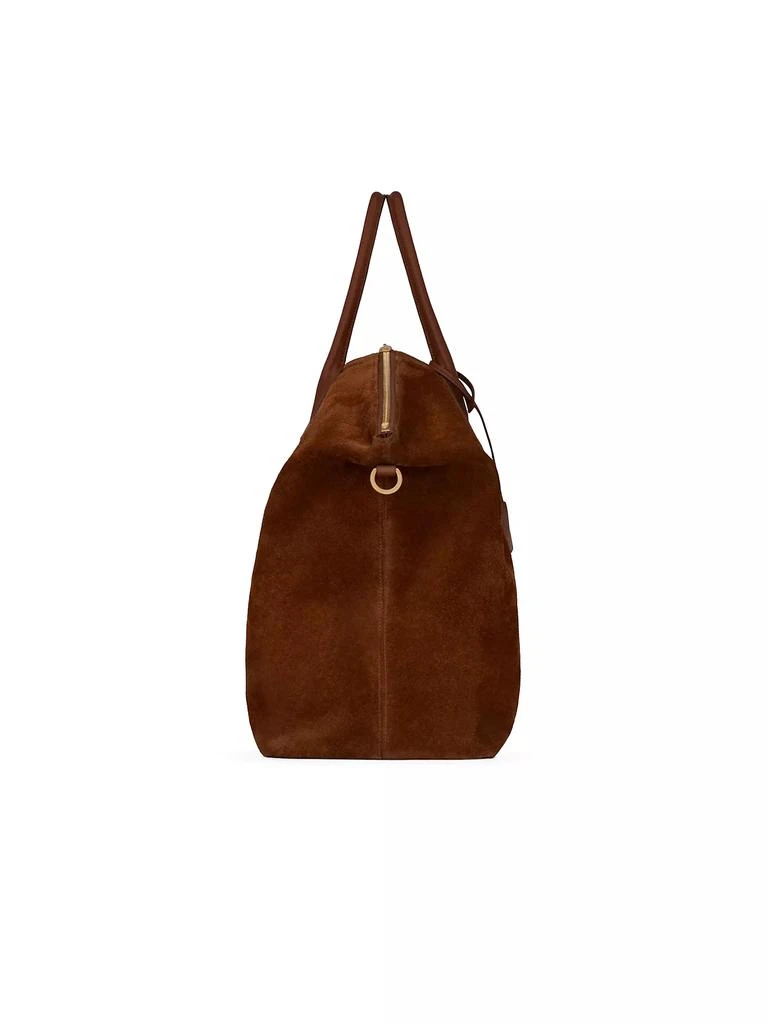 Yves Saint Laurent Giant Bowling Bag in Suede 2
