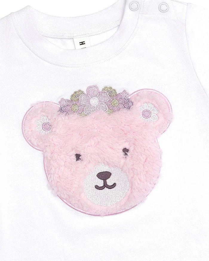 Huxbaby Girls' Daisy Furry Bear Tee - Baby, Little Kid 3