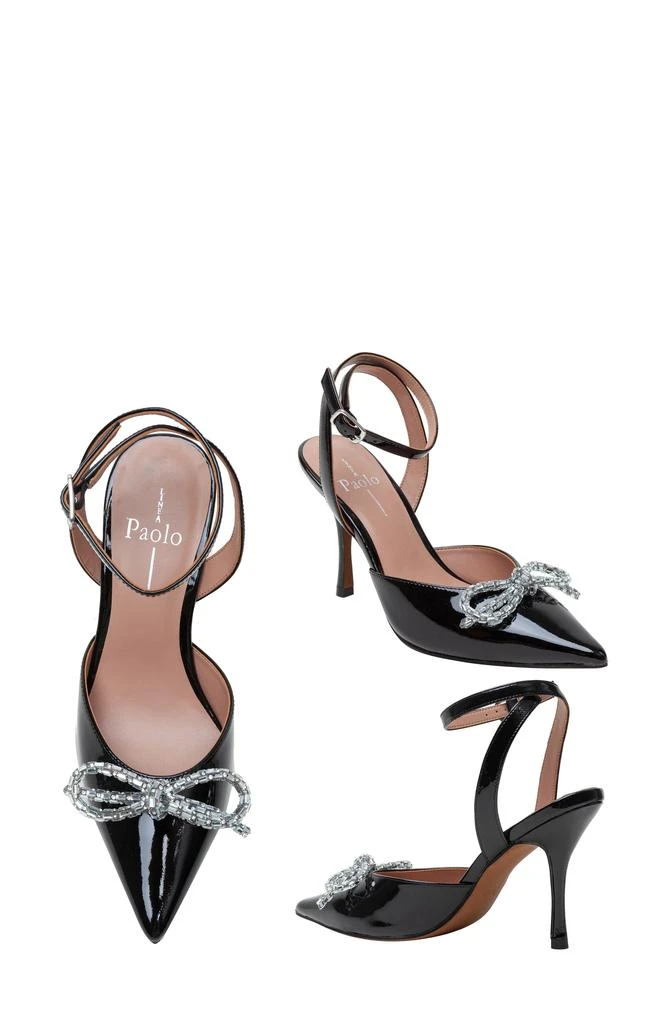 Linea Paolo Heart Ankle Strap Pointed Toe Pump 9