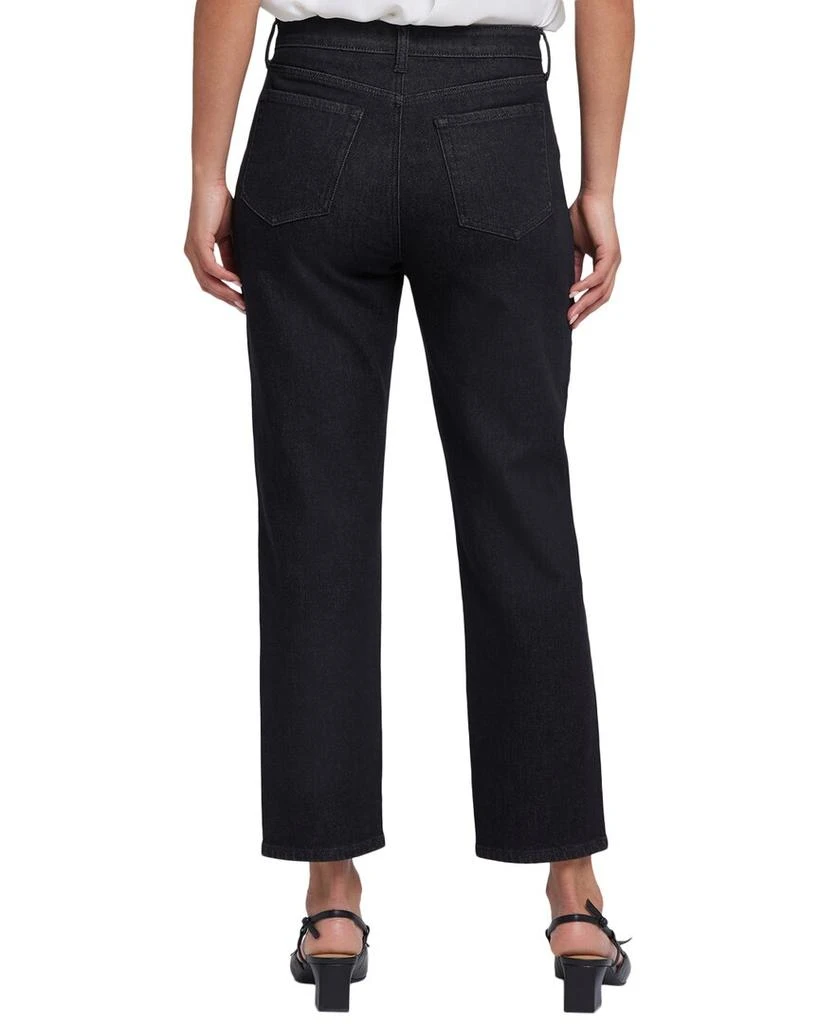 NYDJ Boyfriend Vintage Black Ankle Crop Jean 2