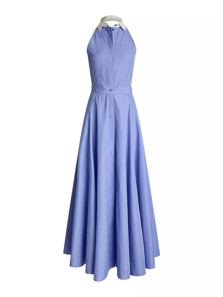 Ralph Lauren Eldred Cotton Halter Maxi Dress 1